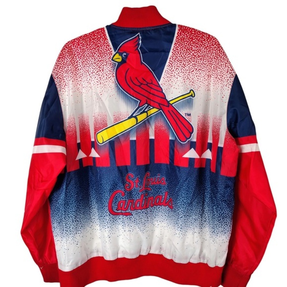 G-III Sports Carl Banks St Louis Cardinals MLB‎ Varsity Jacket Red Mens 3XL
